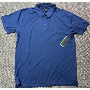 True Linkswear Polo Navy Blue Men’s Large NWT